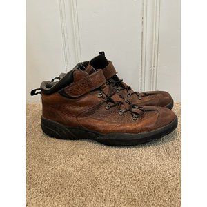 Dr Comfort Ranger Leather Diabetic Ankle Boots Brown 9420 Men’s Size 11.5 Wide